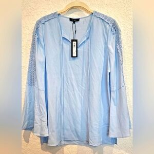 Le Gali Women's Sky Blue Bevin Blouse Size Small